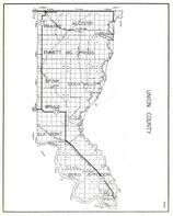 Union County, Prairie, Alcester, Virginia, Emmett, Big Springs, Spink, Sioux Valley, South Dakota State Atlas 1930c
